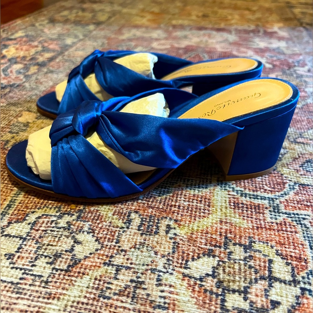 Gianvito Rossi Blair Satin Sandals